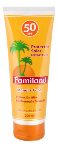 Familand Protector Solar  Spf50 Aceite Monoi De Tahiti 200ml