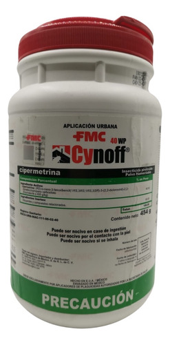 Cynoff 40 Wp Cipermetrina Piretroide 454 Gramos
