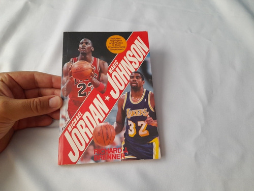 Libro Nba Michael Jordan Y Magic Johnson Colección En Inglés