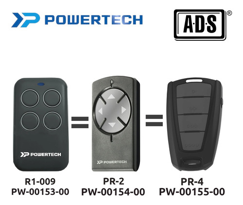 Control Remoto Powertech R1 009 433mhz