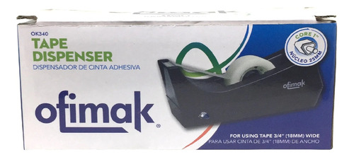 Dispensador De Cinta Adhesiva 3/4 - Ofimak