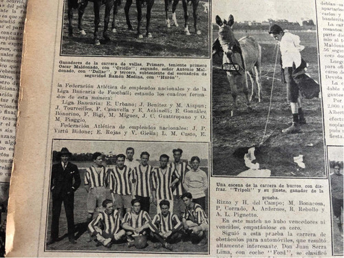 Imagen 3 de 9 de Lote De 9 Pags Antiguas Revistas. Futbol 1916/1917. 53093.