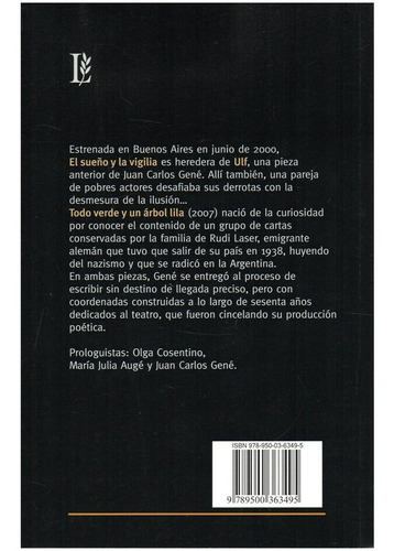 El Sueño Y La Vigilia / Todo Verde Y Un Árbol Lila - Gené