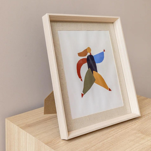 Porta Retrato Mdf Com Linho 10x15cm - Mart