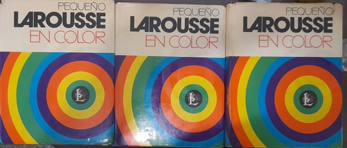 Enciclopedia Pequeño Larousse En Color. 3 Tomos. Belgrano 