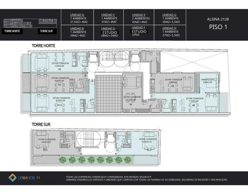 Imagen 8 de 13 de Venta - 2 Ambientes - Amenities- Piscina - Parrilla - Balvanera - Congreso