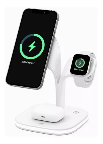 Cargador Inalámbrico 5 En 1 Para iPhone Apple Watch AirPods