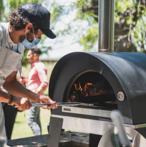Imagen 7 de 10 de Horno A Leña Bosca Nahuen Gourmet Exterior Acero