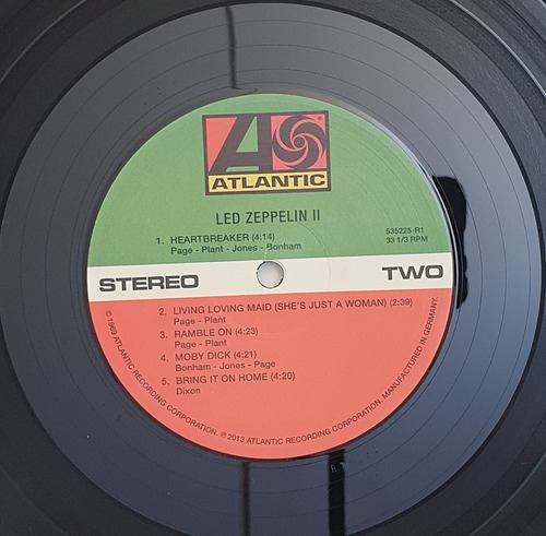Lp Led Zeppelin Ii Importado 180g Capa Dupla (Usado)