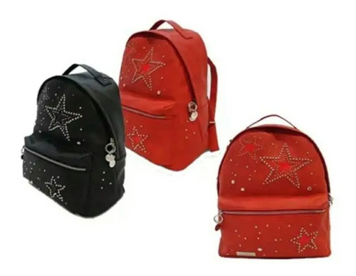 Mochila 47 Street Original. (q47s18-017) Negro- Roja- Rosa | MercadoLibre