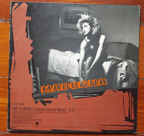 Madonna Like A Virgin 12  Vinilo Usa 84 Mx Pro 