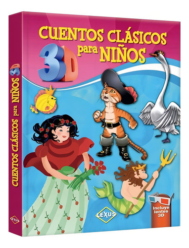 Cuentos Clásicos Para Niños 3d Tapa dura en Español
