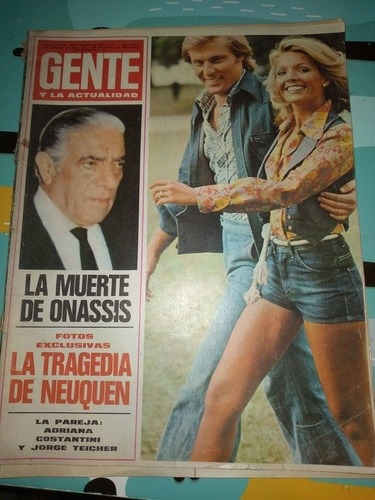 Revista Gente Alberto Sordi Muerte Onassis 20 3 1975 N504