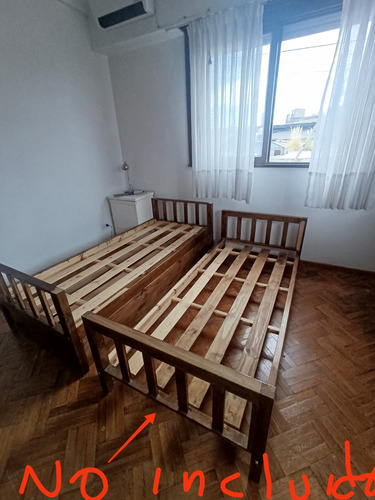 Cama Nido Doble De Pino Marrón Nido (Usado)