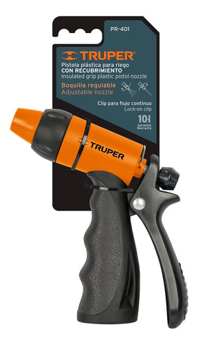 Pistola Para Manguera Riego Agua 2 Funciones Plastico 18480