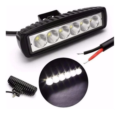 Faro Barra Led Rectangular Moto Carro Auxiliares 4x4