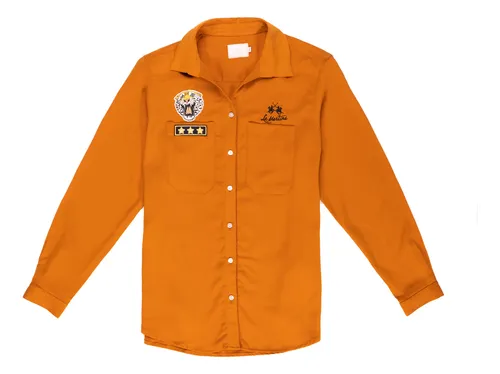 Camisa ocre mujer new arrivals