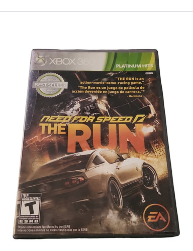 Need For Speed The Run Xbox 360 Fisico (Usado)