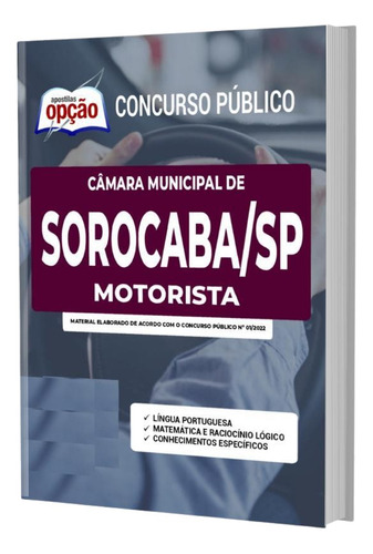 Apostila Câmara De Sorocaba Sp - Motorista