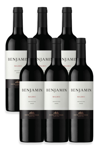 Benjamín Vino Malbec X6u 750ml Nieto Senetiner Mendoza