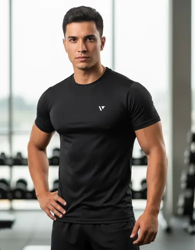 MLB 2644715597 Camiseta Dry Fit Slim Academia Proteco Uv Voker Original JM