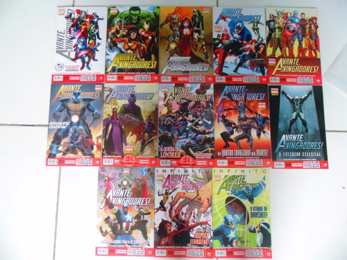 Nova Marvel - Avante Vingadores Nº 1 Ao 12 + Nº 14, Excelent