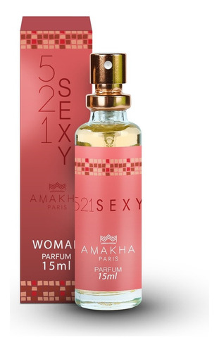 Perfume Feminino 521 Sexy Woman Amakha Paris 15ml Para Bolsa Bolso #OnTheGo