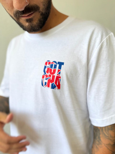 Remera Hombre Gotcha Backside Talles S Al 2xl Manga Corta