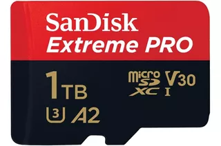 Memoria Micro Sd Sandisk Extreme Profesional 1 Tb- 200 Mb/s