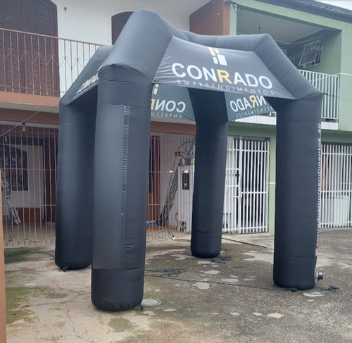 Tenda Inflavel 2,5x2,5 Teto E Pernas Personalizados Completa