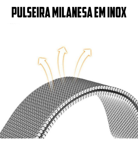 Pulseira 20mm Metal Compatível Com X-games Engate Rápido