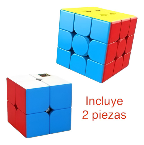 Cubos Rubic Mágicos 3x3 Y 2x2 Suaves Y Resistentes 2pzs