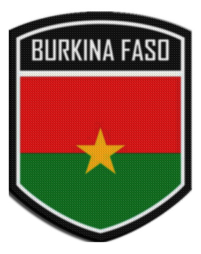 Parche Termoadhesivo Emblema Burkina Faso