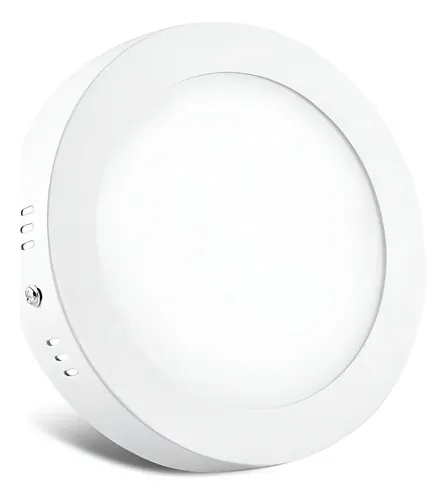 Painel Plafon Led 18w Redondo Sobrepor Branco Bivolt  Teto