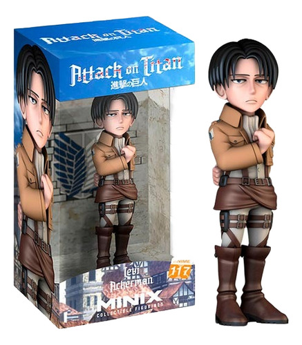 Minix Levi Y Mikasa Ackerman Attack On Titan Figura De Vinil