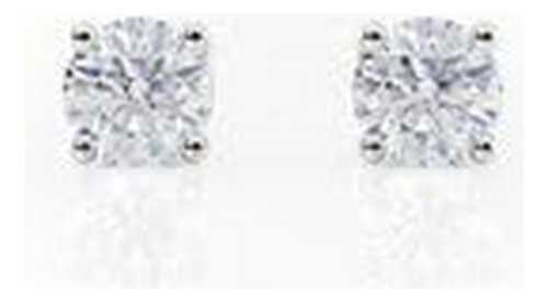 Aretes De Diamante Natural Redondo 1.00cttw En Oro 14k