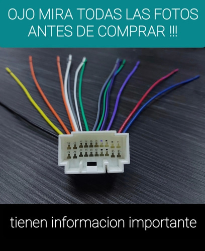 Cable Arnés De Estereo Para Acura Mdx Años Del 2001 Al 2010