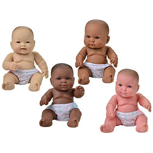 Muñecos De Bebés Multiculturales Abrazables Niños, S...