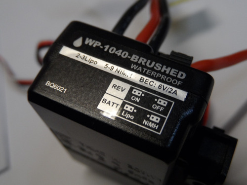 Imagen 3 de 5 de Variador Esc Speed Brushed Autos Rc 1/10 320a No Brushless