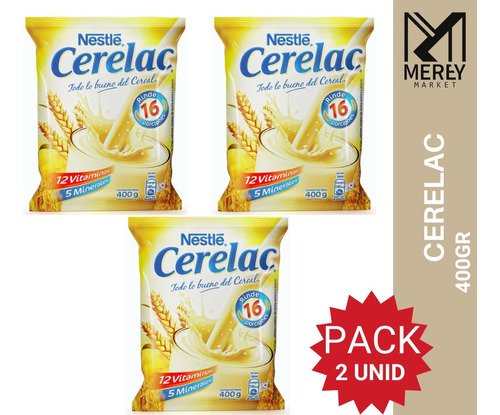 Cerelac 400gr Venezolano (pack X3). Mereymarket