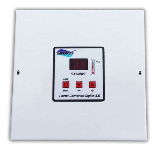 Sauna Seca De Parede Comando Digital 6kw Impercap