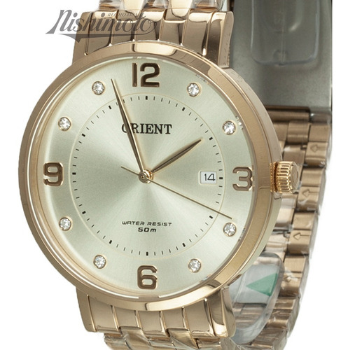 Relógio Orient Feminino Fgss1165 C2kx Dourado Analogico