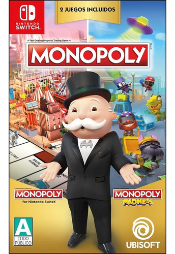 Imagen 1 de 3 de Monopoly Para Nintendo Switch