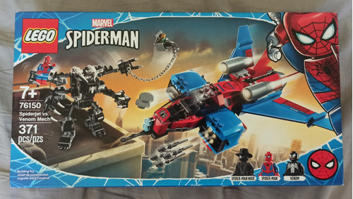 Lego Spiderman Spiderjet Vs. Venom Mech. 76150 Nuevo