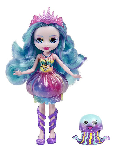Enchantimals Jelanie Jellyfish Doll (6-in) & Stingley Anima