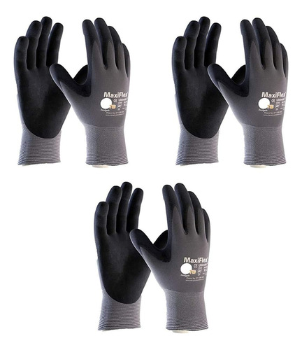 Maxiflex 34-874 Seamless Knit Nylon Lycra Glove With Nitrile