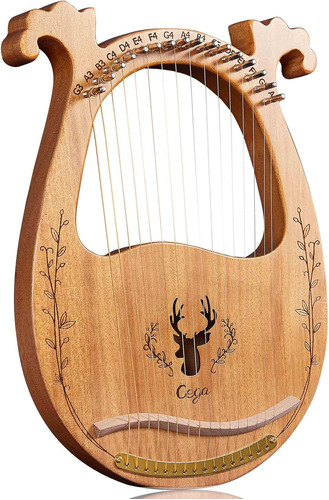 Lyre Harp 16 Cuerdas De Metal Estilo De Antigua Grecia ...