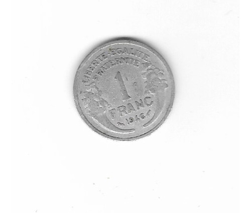 Ltc371. Francia, Moneda De 1 Franco De 1946