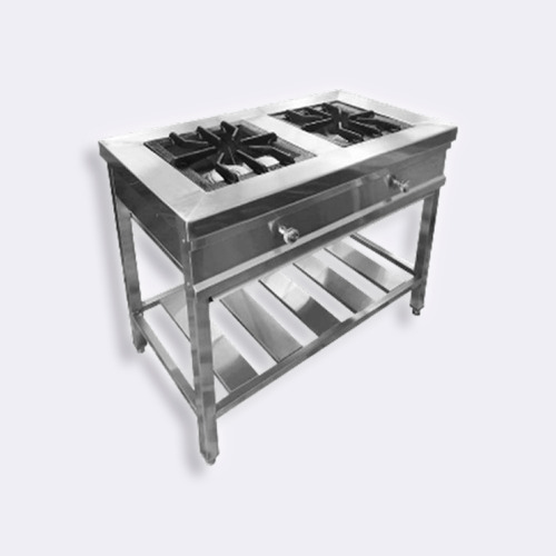 Cocina Industrial De 2 Hornillas (30 X 30)