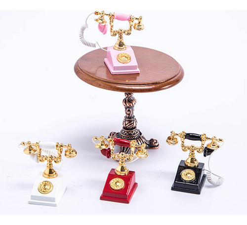 3 Mini Decoración De Muebles Para Casa De Muñecas,